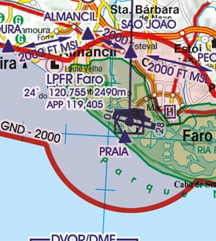 Rogers Data VFR Chart Portugal 2024