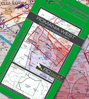 Rogers Data VFR Karte Rumänien West 2024