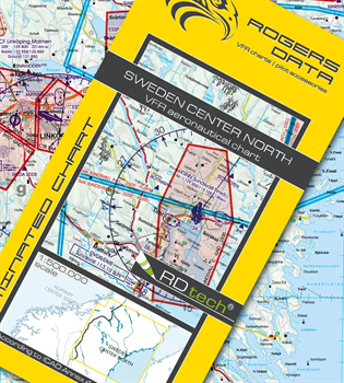 Rogers Data VFR Karte Schweden Center-Nord 2024