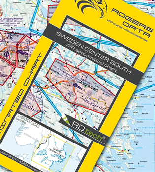 Rogers Data VFR Karte Schweden Center-Süd 2024