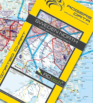 Rogers Data VFR Karte Schweden Nord 2024