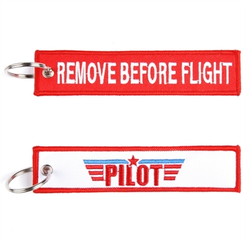 Schlüsselanhänger REMOVE BEFORE FLIGHT / PILOT