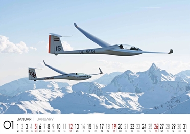 Glider photo-calendar 2025