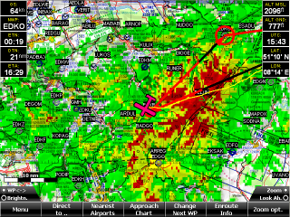 Sky-Map for Android, with ICAO Chart Germany