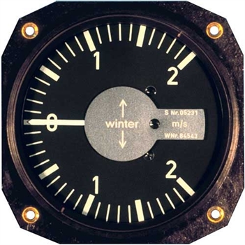 Stauscheiben-Variometer 5 StV 2, Messbereich: ±2 m/s