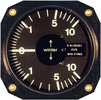 Stauscheiben-Variometer 5 StVL, Meßbereich: ±10 m/s