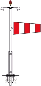 Wind Direction Indicator, illuminated, Type WS/B-H