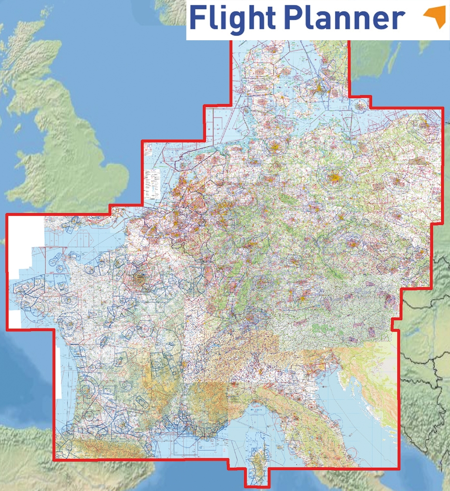 icao karte deutschland online Luftfahrtkarten, Headsets, Flugfunk   Flight Planner 6 mit ICAO 