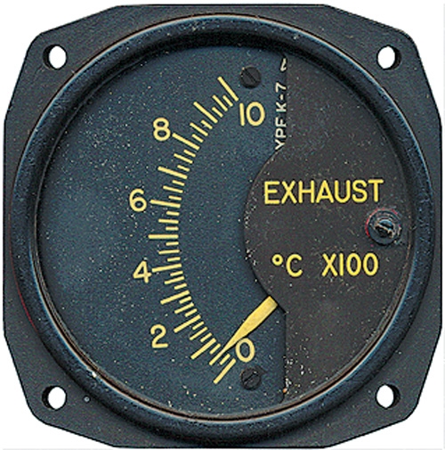 Exhaust Gas Temperature Gauge, Dekoinstrument