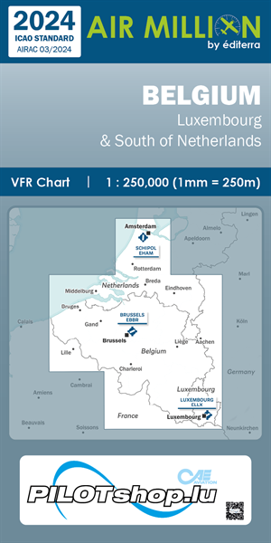 Air Million VFR Chart Belgium 2024