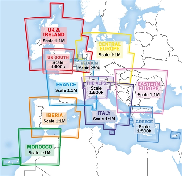 Air Million VFR Chart Greece North & South 2024