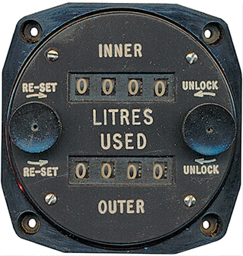 Fuel Flow Gauge, Dekoinstrument