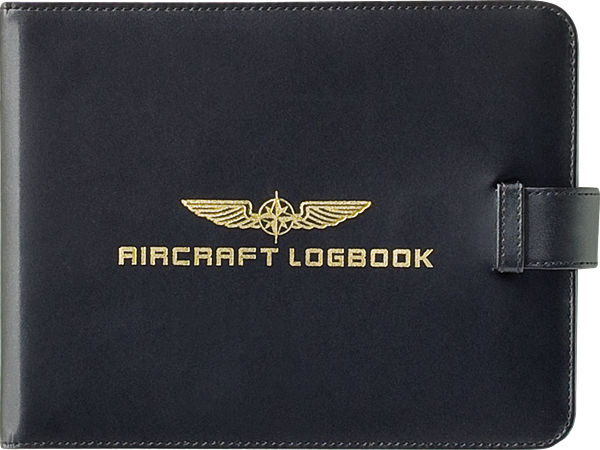 Leather Aircraft Logbook Cover