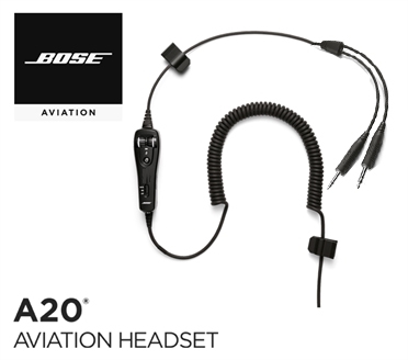 Bose A20 Cable assy - GA-Version, without Bluetooth, coiled cable