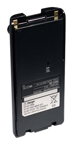 BP-209N, NiCad battery pack