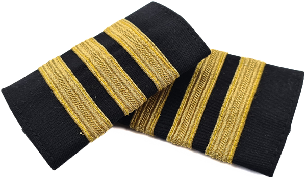 First Officer-Epaulettes, gold