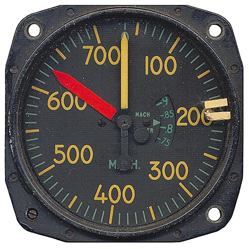 Airspeed Indicator, Dekoinstrument