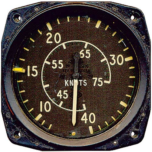 Airspeed Indicator, Dekoinstrument