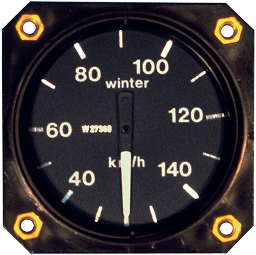 Air Speed Indicator EBF, range 0-100 km/h