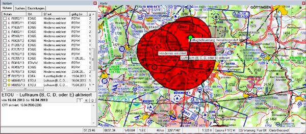 Flight Planner 6 with ICAO-Charts Germany and neighbouring countries