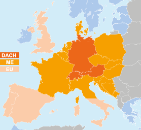 Flight Planner / Sky-Map Charts Central Europe