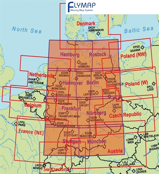 Flymap ICAO-Chart Germany