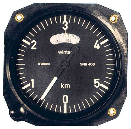 Standard Altimeter 4 HM 6, range 0 - 6.000 m