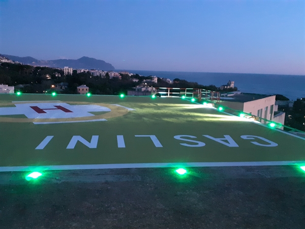 Heliport LED inset light