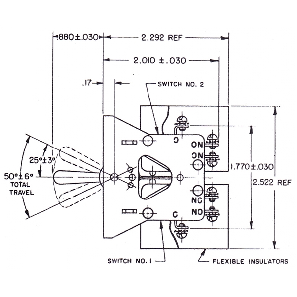 Honeywell 11AT30 toogle switch