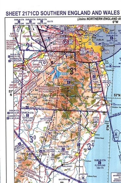 ICAO Chart United Kingdom, Southern England