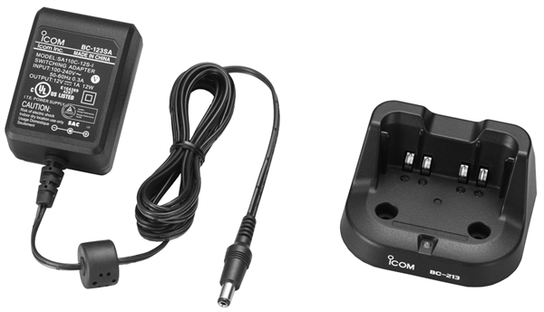 ICOM BC-213 Schnellladegerät inkl. Netzadapter