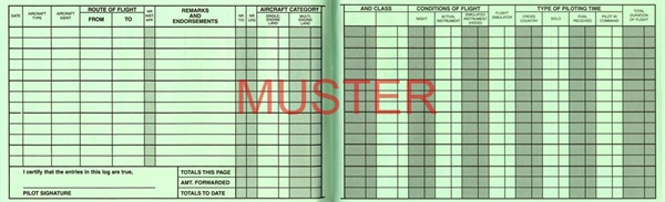 Jeppesen Pilot Logbook