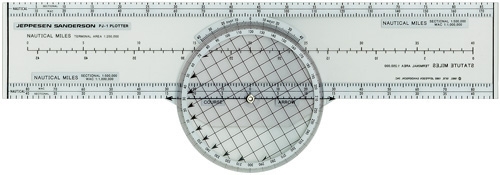 Jeppesen PJ-1 Azimuth Plotter