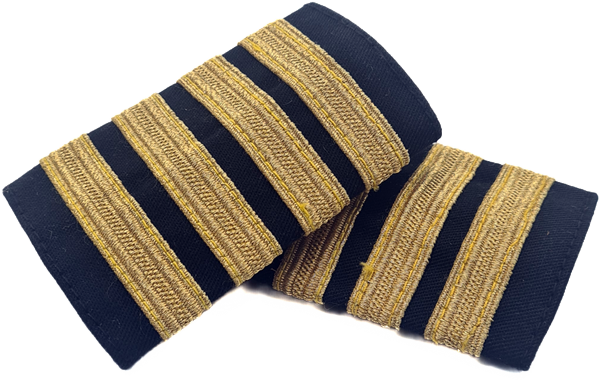 Captain Epaulettes, gold