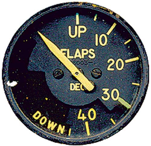 Flap Position Indicator, Dekoinstrument