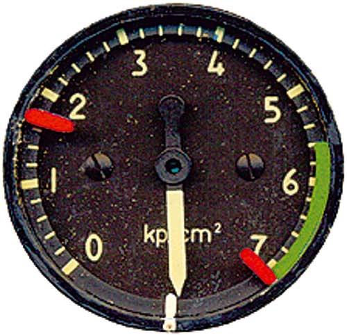 Oil Pressure Gauge, Dekoinstrument