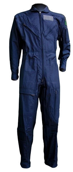 Piloten-Overall Nomex® blau, mit Epaulette