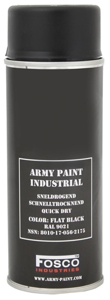 Quick Dry Paint, Flat Black, RAL: 9021