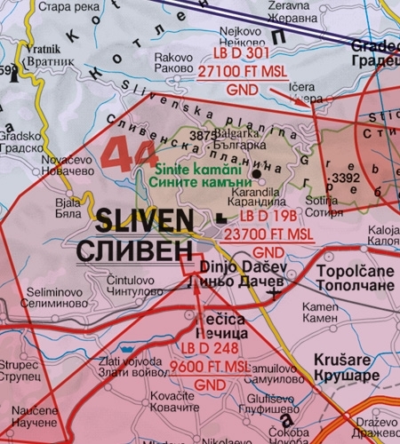 Rogers Data VFR Chart Bulgaria 2024