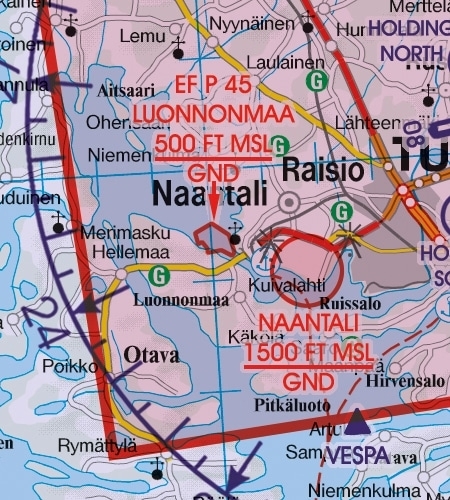 Rogers Data VFR Chart Finland South 2024