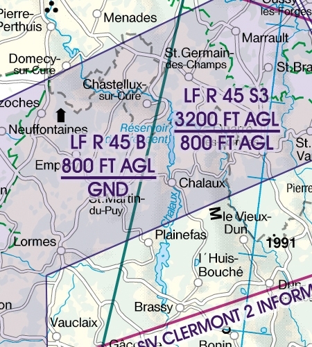 Rogers Data VFR Karte Frankreich Nord-Ost 2024