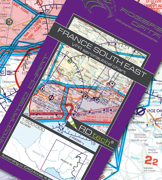 Rogers Data VFR Chart France South-East 2024