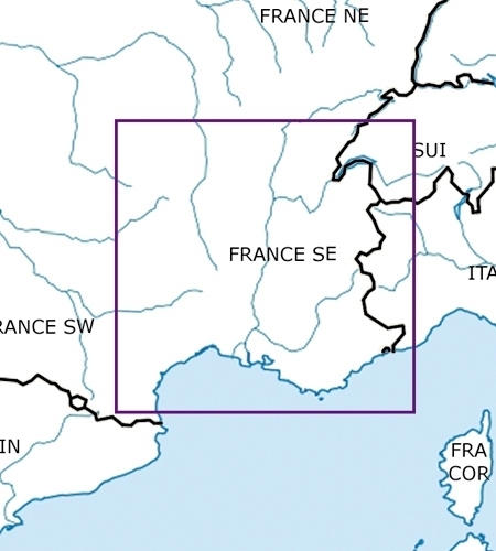 Rogers Data VFR Chart France South-East 2024