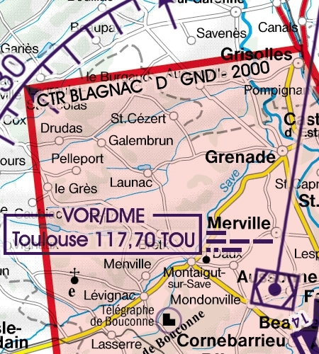 Rogers Data VFR Chart France South-West