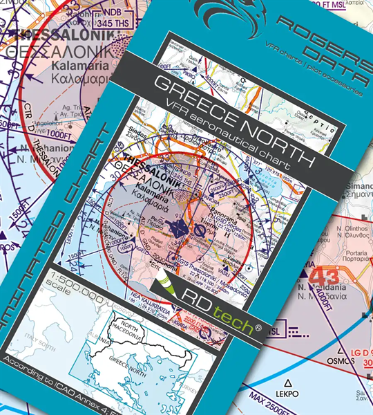 Rogers Data VFR Chart Greece North 2024