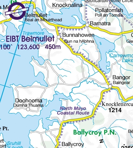 Rogers Data VFR Chart Ireland 2024