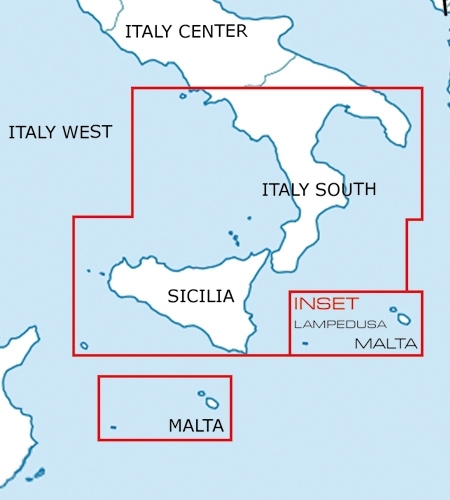 Rogers Data VFR Chart Italy South 2024