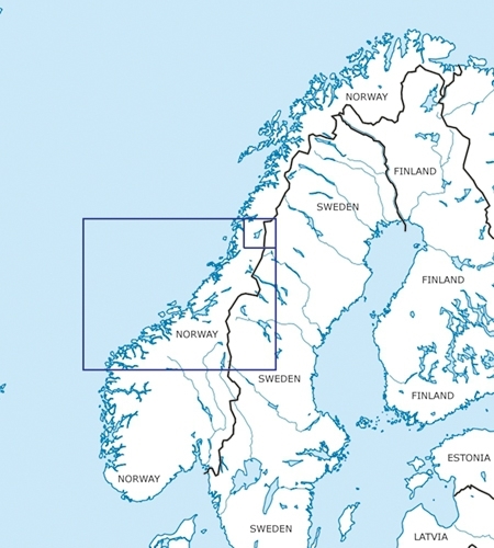 Rogers Data VFR Chart Norway Center-South 2024