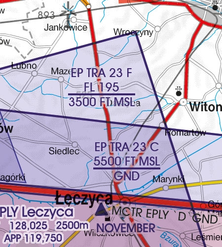 Rogers Data VFR Chart Poland South-West 2024