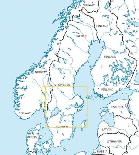 Rogers Data VFR Chart Sweden Center-South 2024